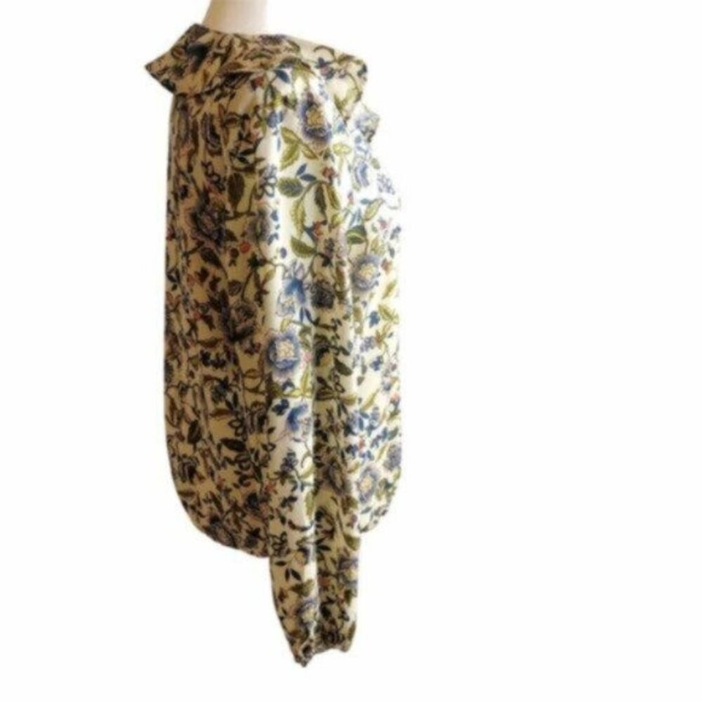 W5 Floral Ruffle Blouse Large - Picture 3 of 9